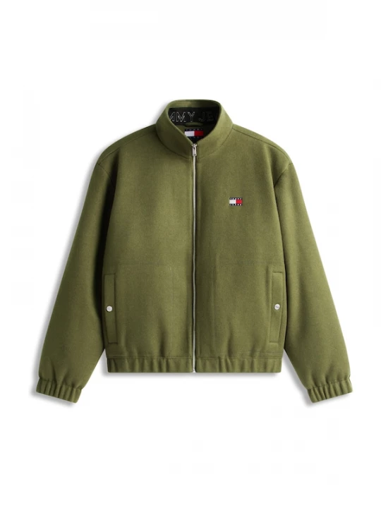 Foto van product Tommy Jeans Tussenjas 'ESSENTIAL' navy / olijfgroen / rood / wit