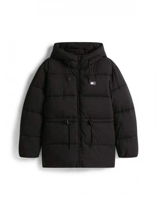 Foto van product Tommy Jeans Tussenjas grijs / zwart / wit
