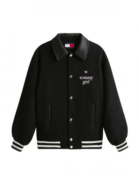 Foto van product Tommy Jeans Tussenjas knalrood / zwart / wit