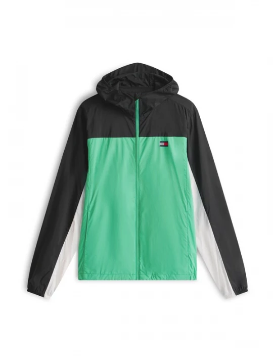 Foto van product Tommy Jeans Tussenjas lichtgroen / zwart / wit