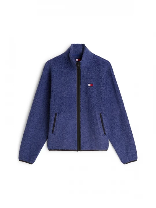 Foto van product Tommy Jeans Tussenjas 'Tommy Badge Relaxed Zip-thru' enziaan