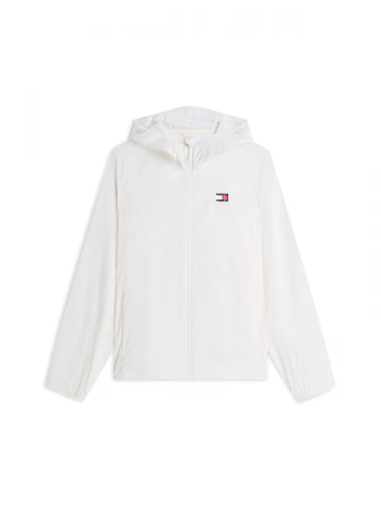 Foto van product Tommy Jeans Tussenjas 'Tommy Badge Ripstop Slim' wit