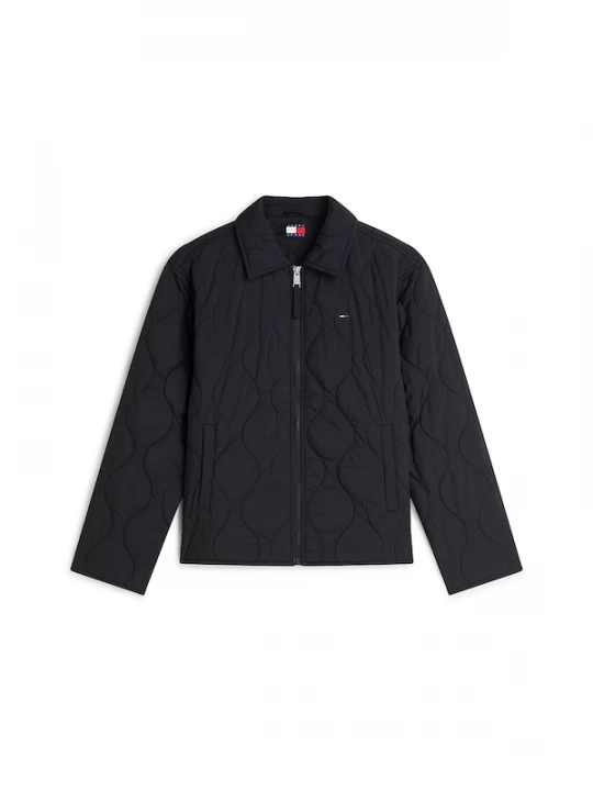 Foto van product Tommy Jeans Tussenjas 'Water Repellent Quilted Relaxed' zwart
