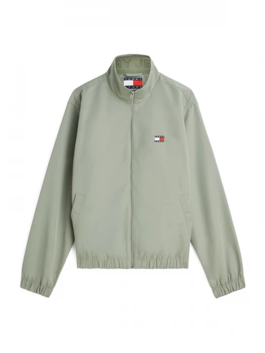 Foto van product Tommy Jeans Tussenjas 'Zip-thru' pastelgroen