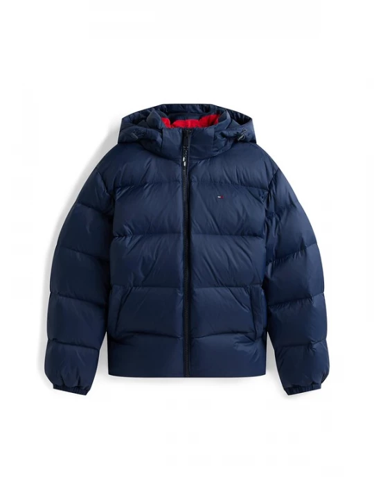 Foto van product Tommy Jeans Winterjas 'Essential' marine / rood / wit