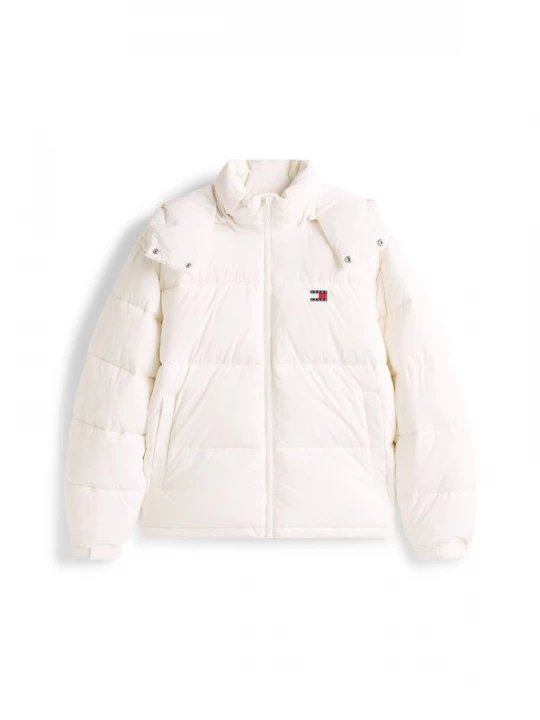 Foto van product Tommy Jeans Winterjas rood / zwart / natuurwit