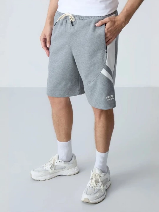 Foto van product Tommy Life Broek lichtgrijs / wit
