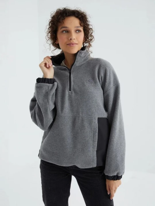 Foto van product Tommy Life Fleece jas grijs