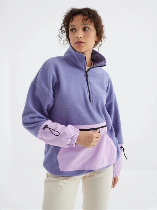 Foto van product Tommy Life Fleece jas lila
