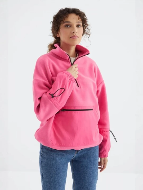 Foto van product Tommy Life Fleece jas pink