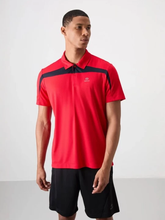 Foto van product Tommy Life Functioneel shirt navy / rood