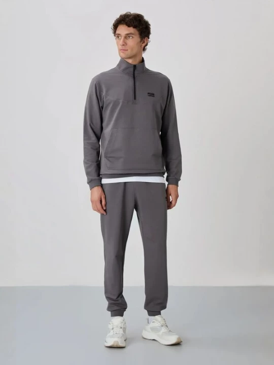 Foto van product Tommy Life Joggingpak donkergrijs / zwart