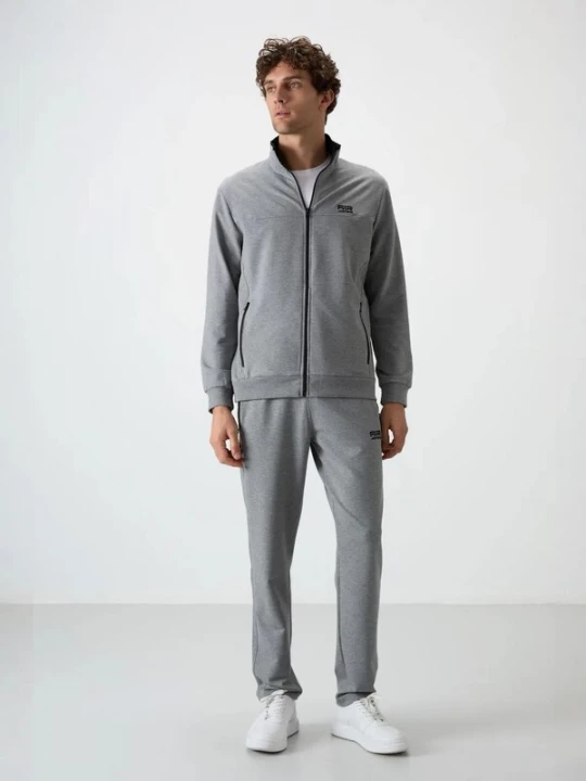 Foto van product Tommy Life Joggingpak grijs gemêleerd