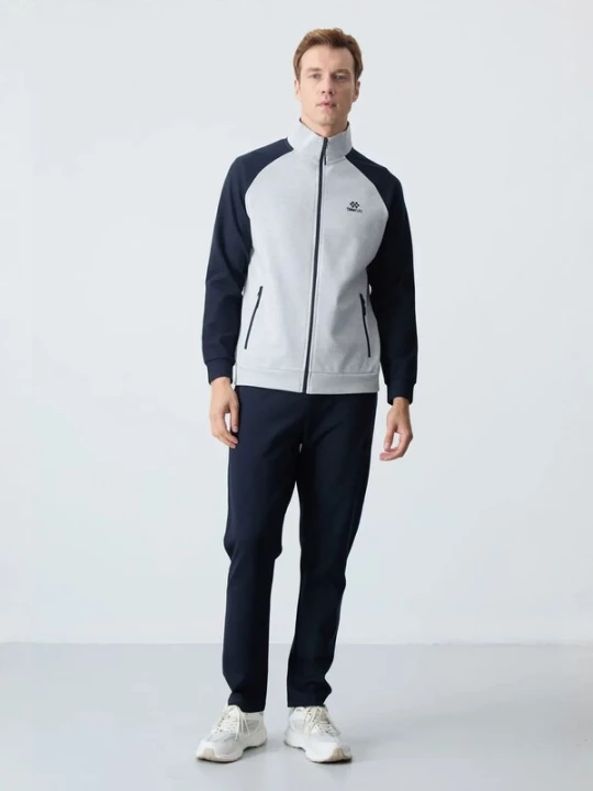 Foto van product Tommy Life Joggingpak marine / lichtgrijs