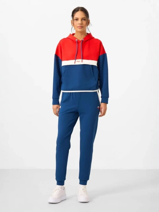 Foto van product Tommy Life Joggingpak marine / rood / wit