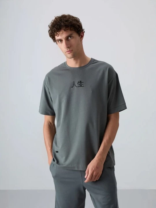 Foto van product Tommy Life Shirt aardetinten / zwart