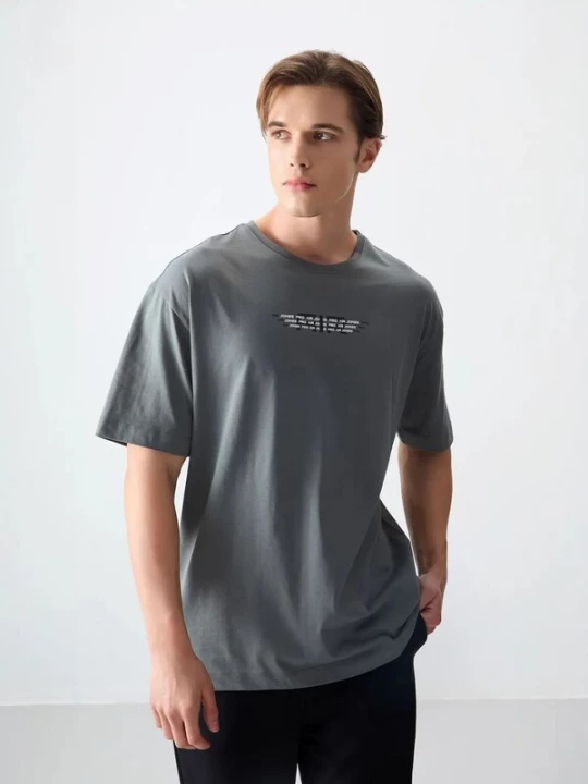 Foto van product Tommy Life Shirt antraciet / zwart / wit