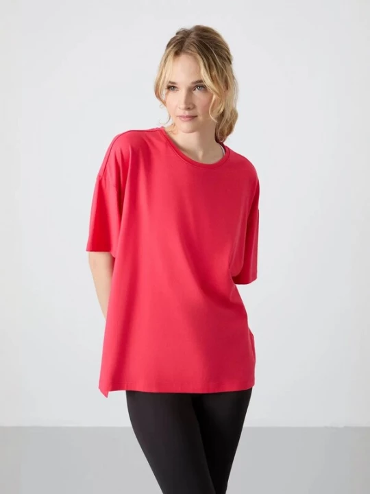 Foto van product Tommy Life Shirt donkerroze