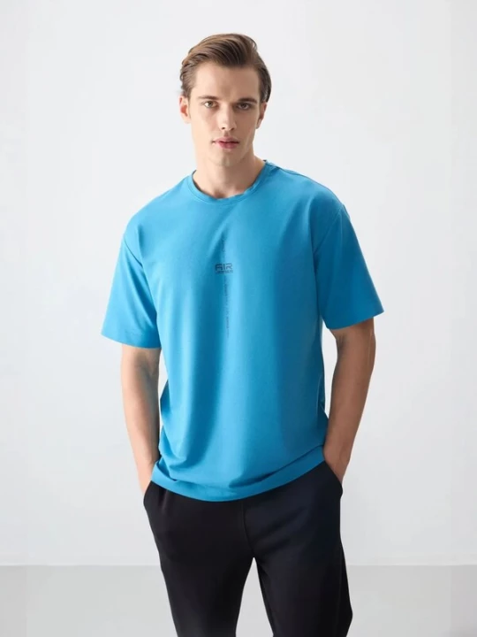 Foto van product Tommy Life Shirt hemelsblauw / zwart