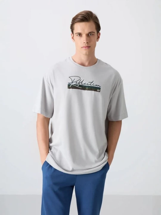 Foto van product Tommy Life Shirt lichtgrijs