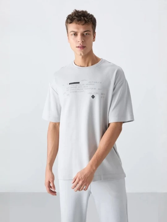 Foto van product Tommy Life Shirt lichtgrijs / zwart