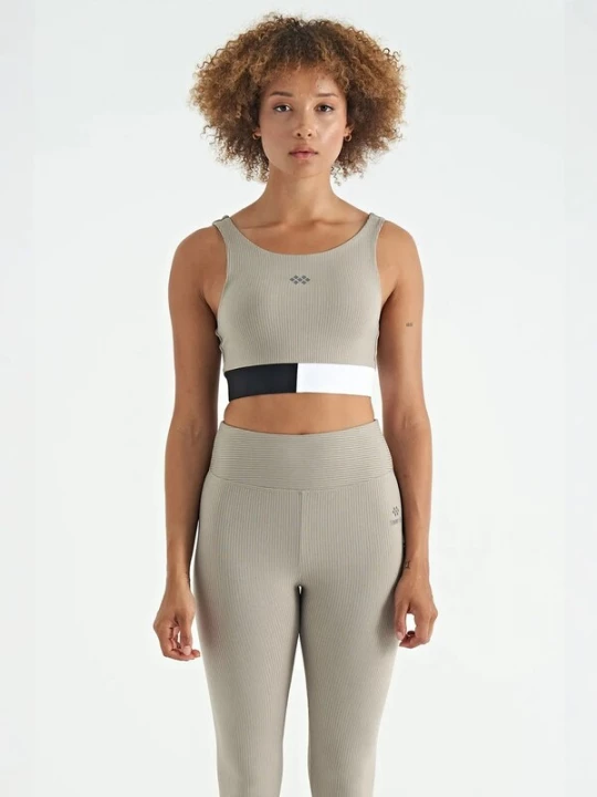 Foto van product Tommy Life Sporttop beige / zwart / wit