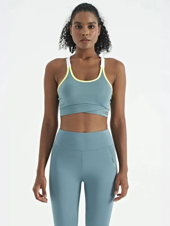 Foto van product Tommy Life Sporttop blauw / geel / wit