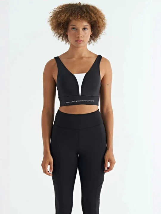 Foto van product Tommy Life Sporttop zwart / wit