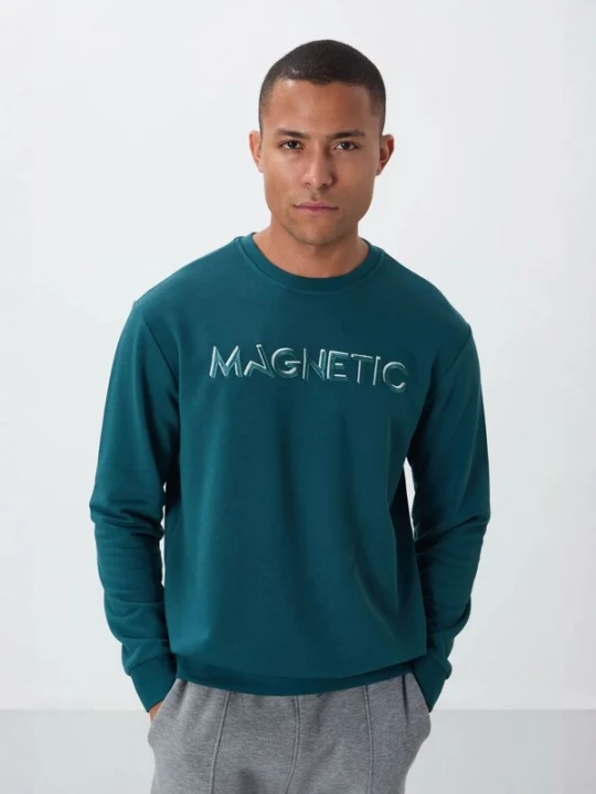 Foto van product Tommy Life Sweatshirt cyaan blauw