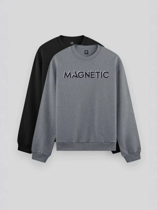 Foto van product Tommy Life Sweatshirt grijs / zwart