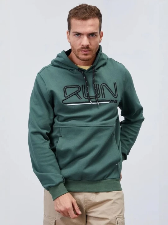 Foto van product Tommy Life Sweatshirt groen / zwart / wit