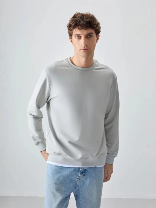 Foto van product Tommy Life Sweatshirt lichtgrijs