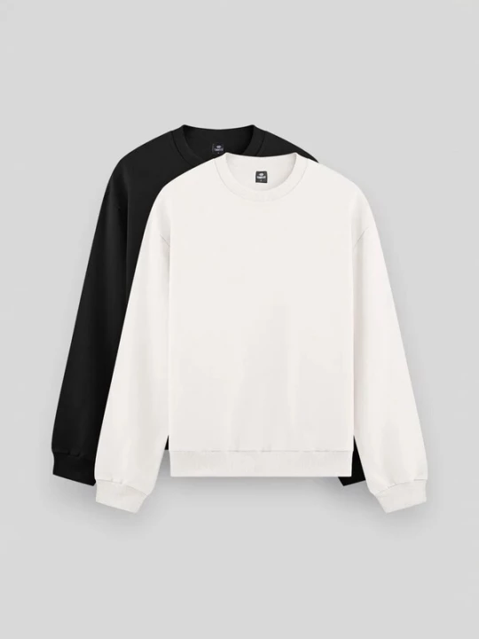 Foto van product Tommy Life Sweatshirt zwart / wit