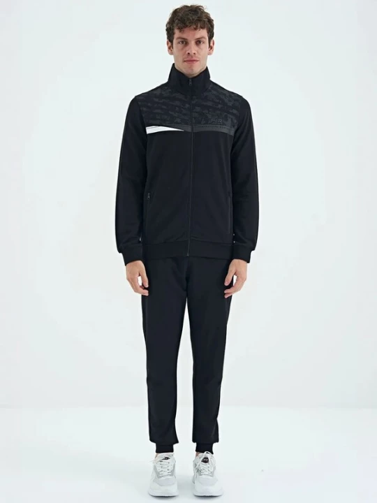 Foto van product Tommy Life Trainingspak grijs / zwart / wit