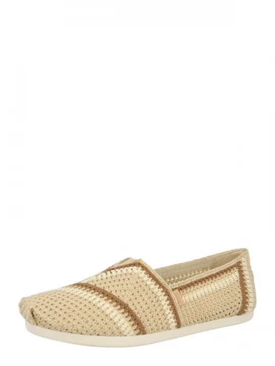 Foto van product TOMS Instappers 'ALPARGATA CLASSIC' crème / donkerbeige / bruin