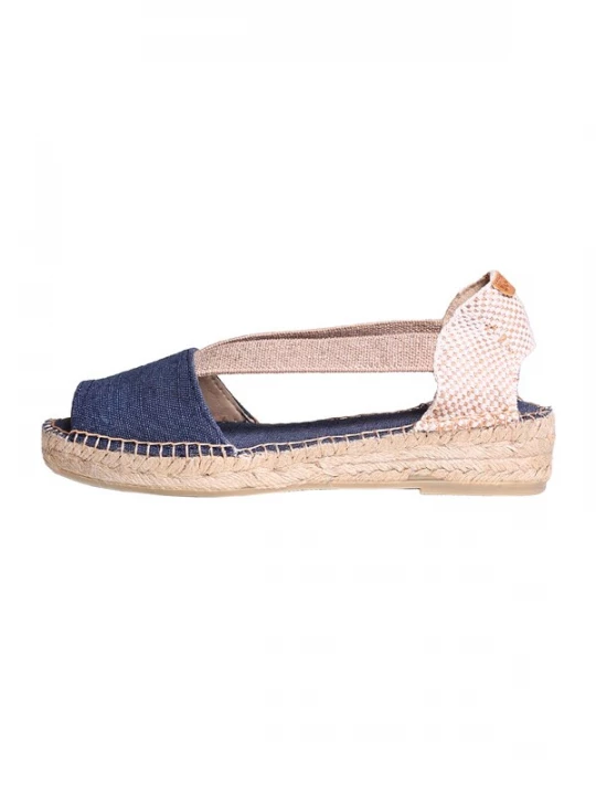 Foto van product Toni Pons Sandaal 'Elora-V' beige / blauw denim