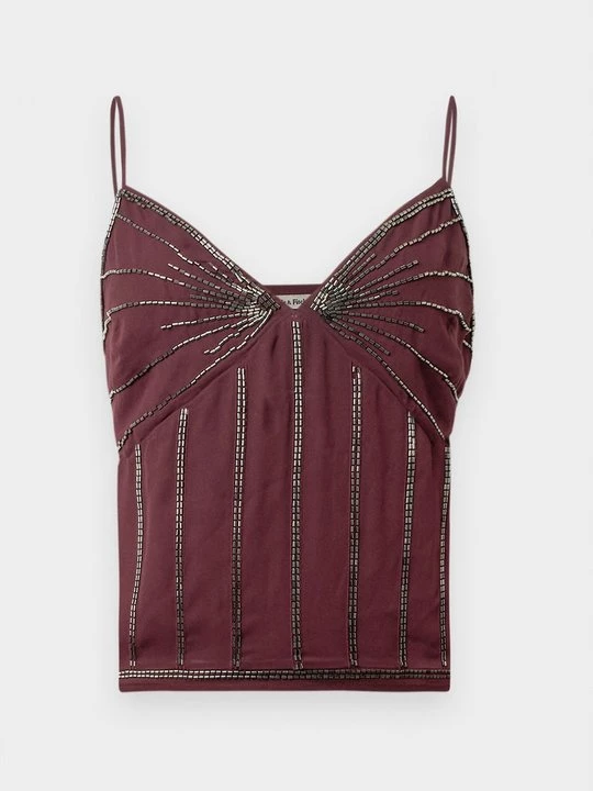 Foto van product Top Abercrombie & Fitch bordeauxrood