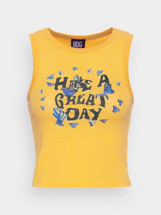 Foto van product Top BDG Urban Outfitters mosterdgeel