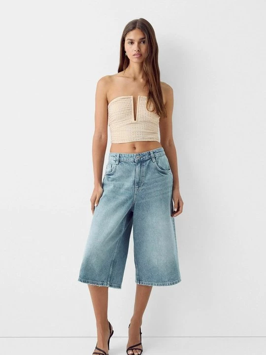 Foto van product Top Bershka donkerroze