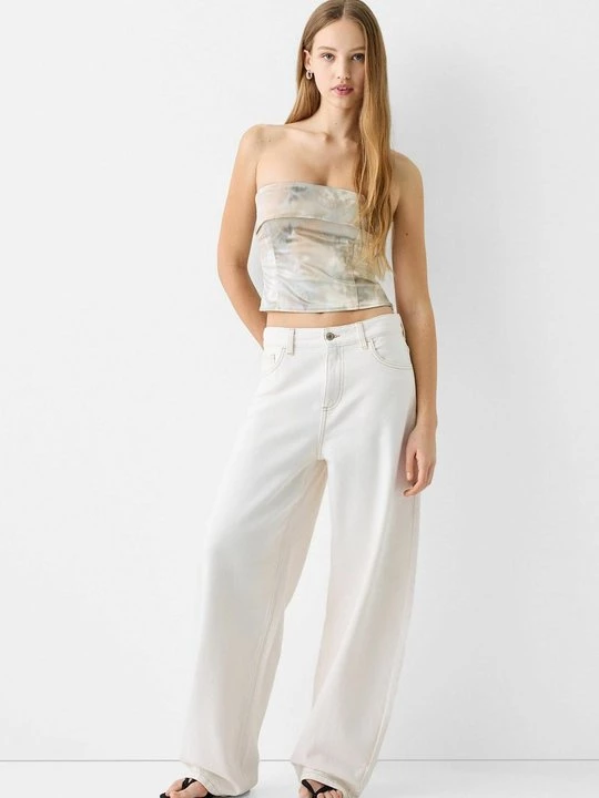 Foto van product Top Bershka lichtgrijs