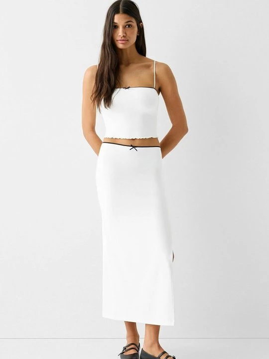 Foto van product Top Bershka wit