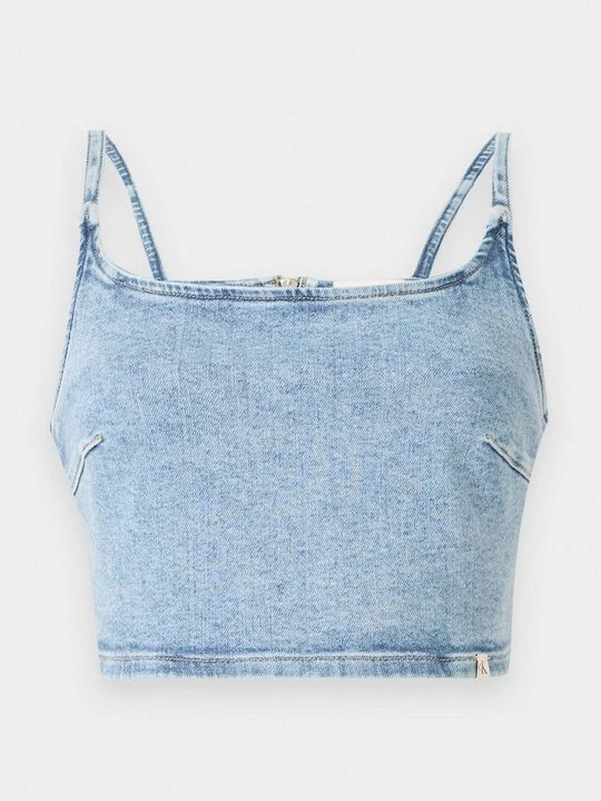 Foto van product Top Calvin Klein Jeans lichtblauw denim