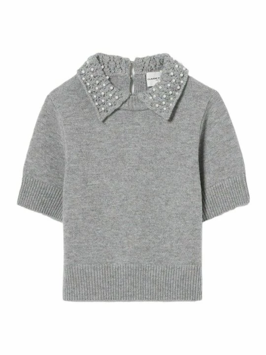 Foto van product Top CLAUDIE PIERLOT grijs gemêleerd