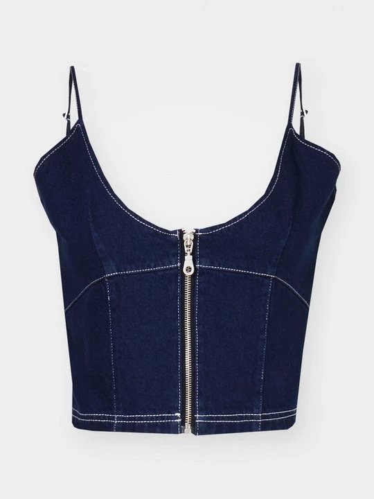 Foto van product Top DENIM PROJECT donkerblauw denim