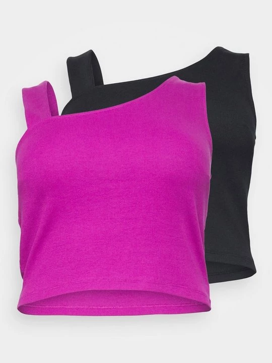Foto van product Top Even&Odd Curvy By Zalando zwart