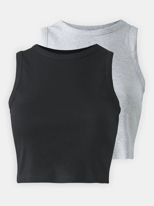 Foto van product Top Even&Odd Petite By Zalando lichtgrijs