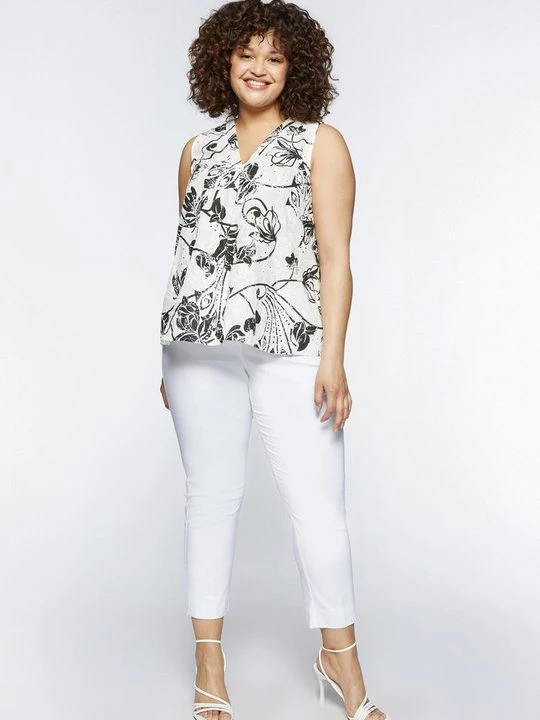Foto van product Top Fiorella Rubino wit