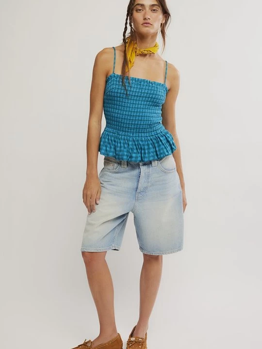 Foto van product Top Free People turquoise