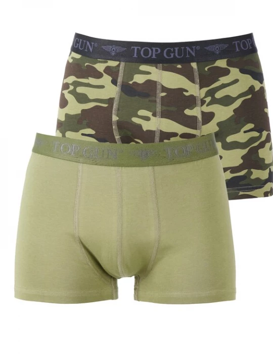 Foto van product TOP GUN Boxershorts bruin / groen / appel / lila