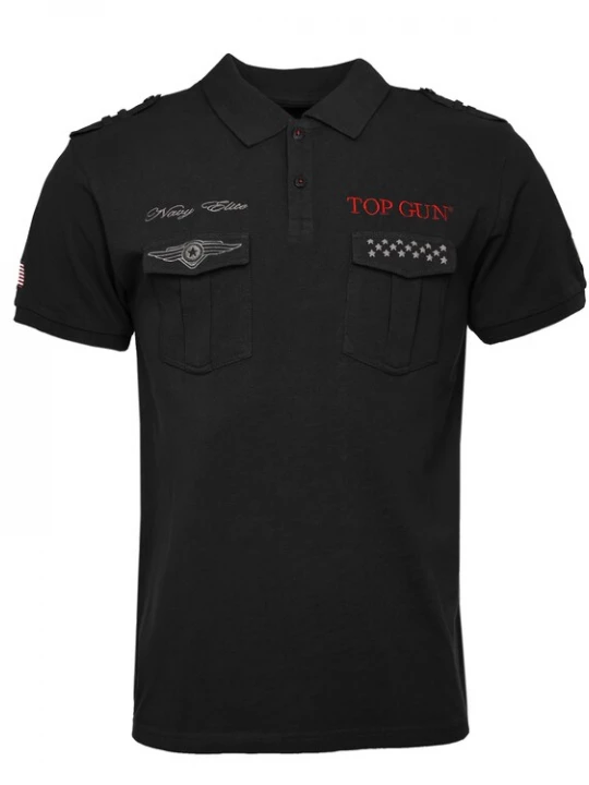 Foto van product TOP GUN Shirt '20213003 ' gemengde kleuren / zwart